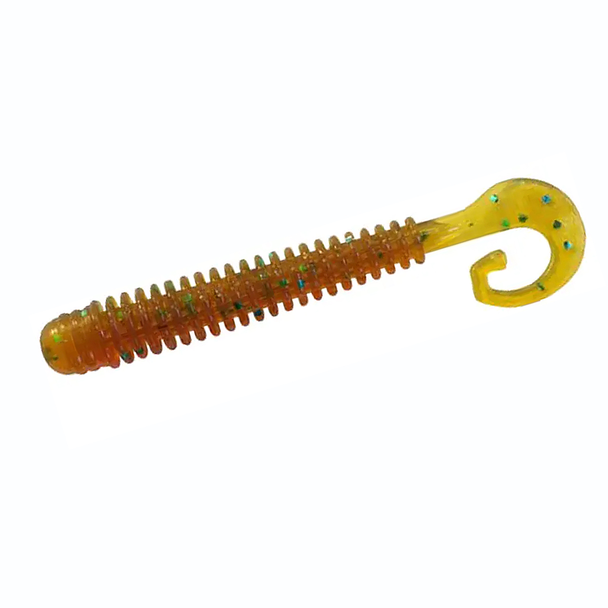 Силикон Reins G-Tail Saturn 4" #565 Motor Oil Green Flake
