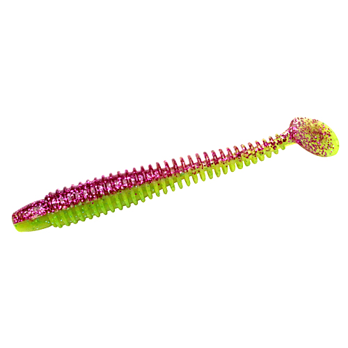 Силікон Lunker City Swimming Ribster 4" #025 8шт. фото 2