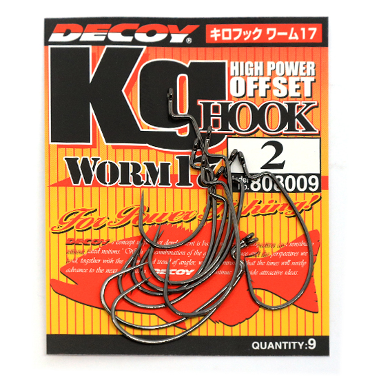 Гачок офсетний Decoy Worm 17 KG Hook #2 9pc
