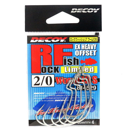 Гачок офсетний Decoy Rock Fish Limited Worm 13S #1/0 фото 2