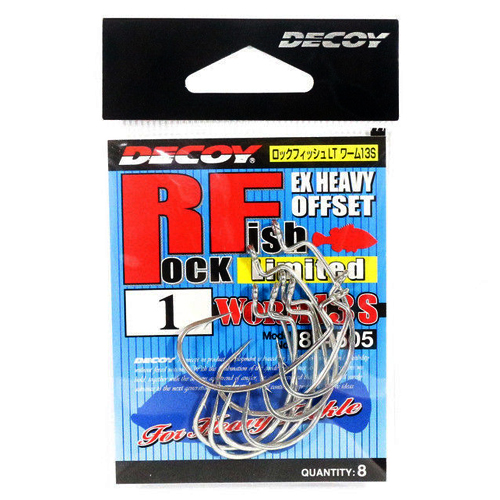 Гачок офсетний Decoy Rock Fish Limited Worm 13S #1/0 фото 4