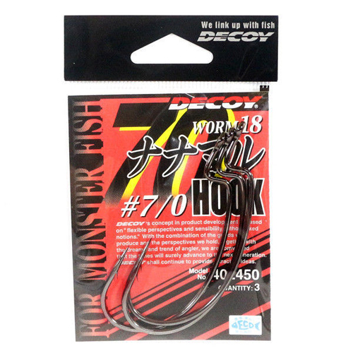 Гачок офсетний Decoy Worm 18 Hook #7/0 3pcs