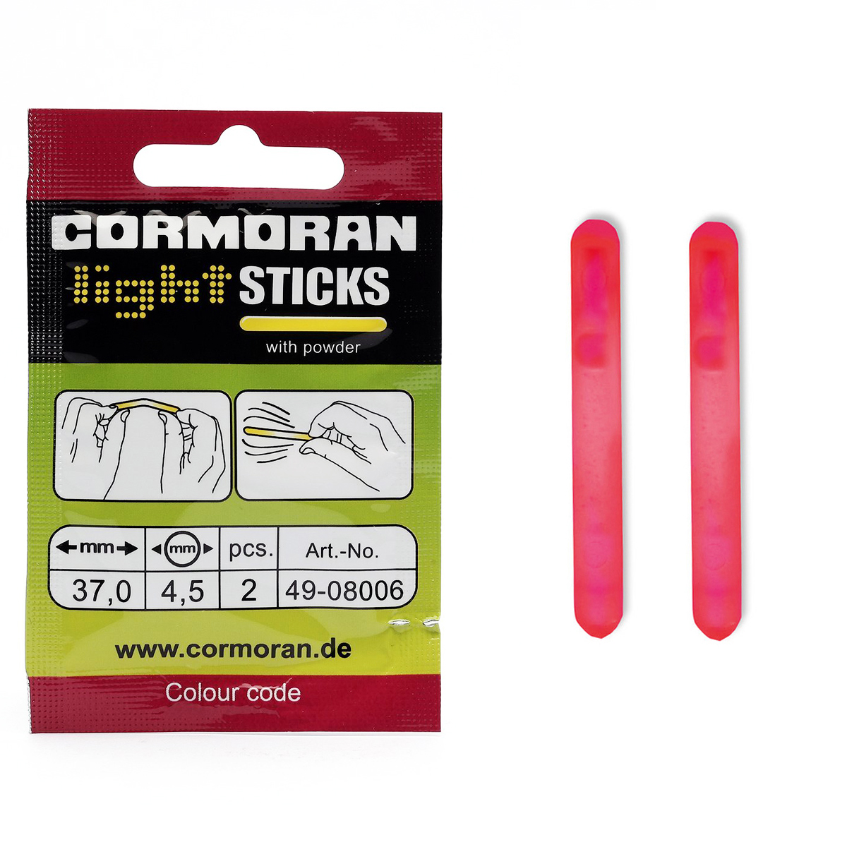 Світлячок Cormoran 4.5-37mm червоний 2pcs