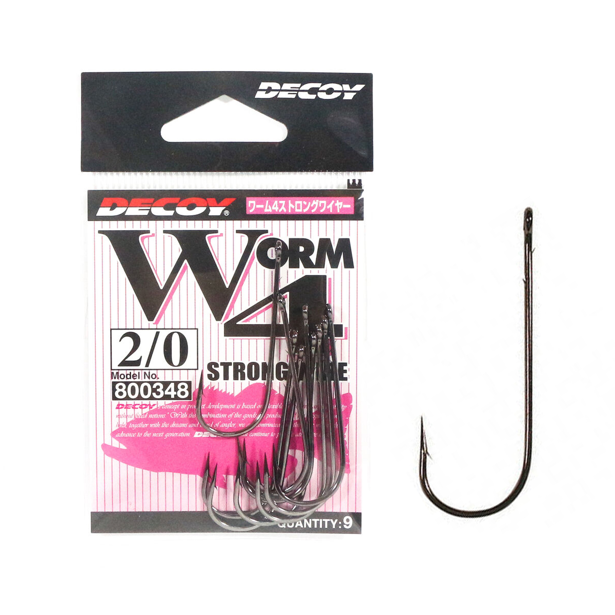 Гачок Decoy Worm 4 Strong Wire #5/0 7pcs фото 3