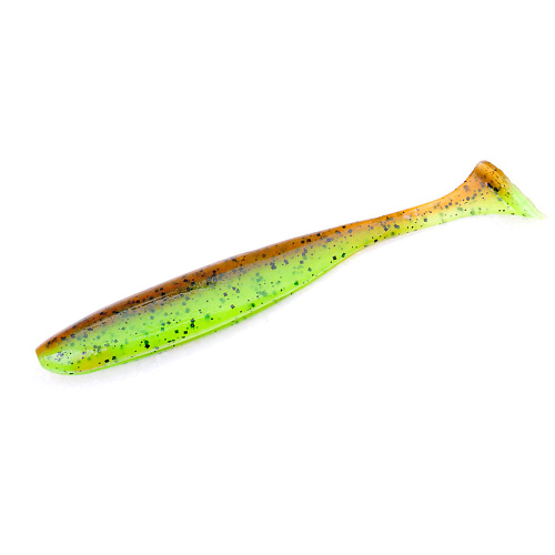Силикон Keitech Easy Shiner 3" #401 Green Pumpkin / Chartreuse