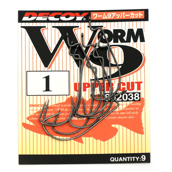 Гачок Decoy Worm 9 Upper Cut #4/0 фото 7