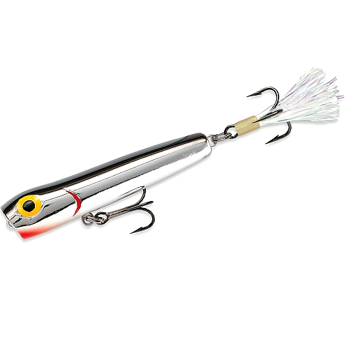 Поппер Storm Chug Bug 2-1/2" 1/4oz 63mm 6g #Metallic Silver / Black Back