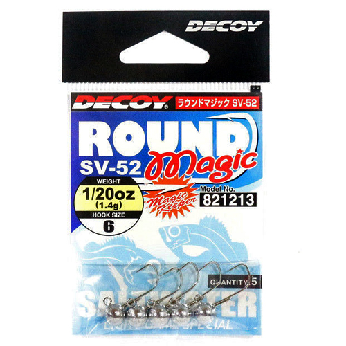 Джигголівка Decoy SV-52 Round Magic #4 1.8g 5pcs фото 2