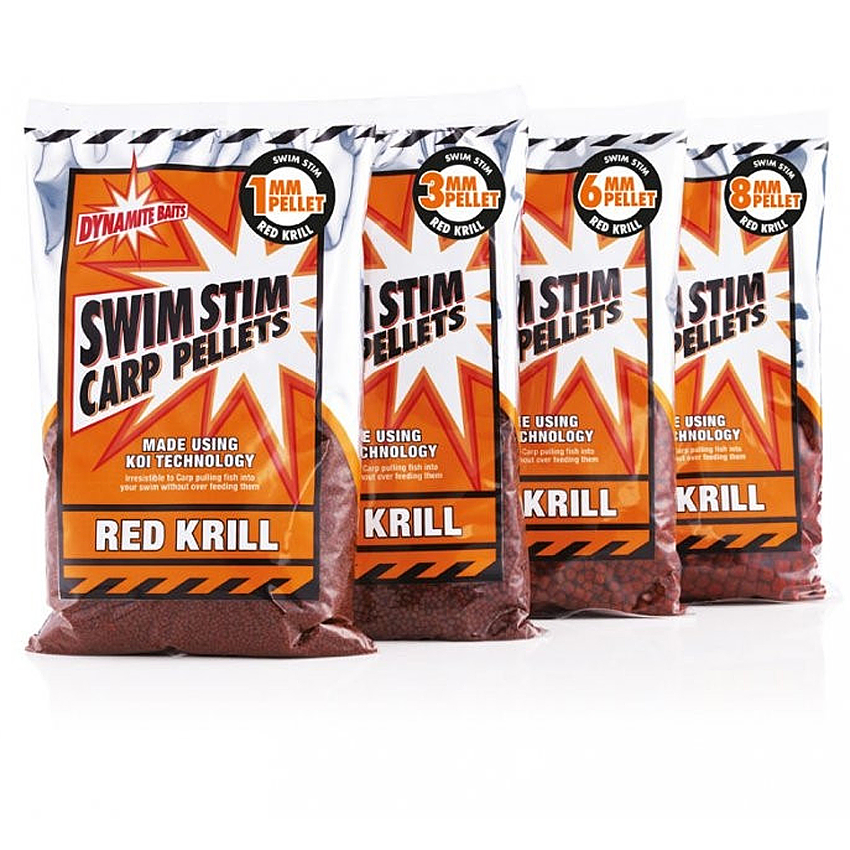 Пеллетс Dynamite Baits Swim Stim Red Krill Pellets 8mm 900g