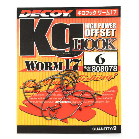 Гачок офсетний Decoy KG Hook Worm 17 #6