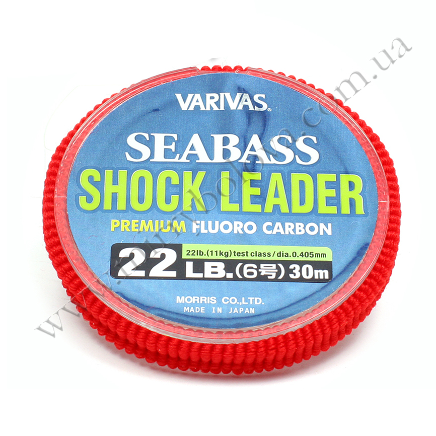 Флюорокарбон Varivas Sea Bass Fluoro Shock Leader 30m 10LB 4.5kg 0.260mm фото 3