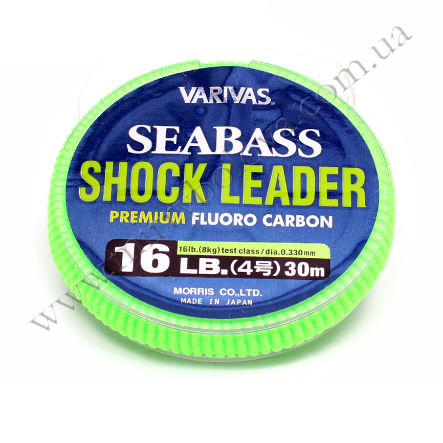 Флюорокарбон Varivas Sea Bass Fluoro Shock Leader 30m 20LB 10kg 0.370mm фото 6
