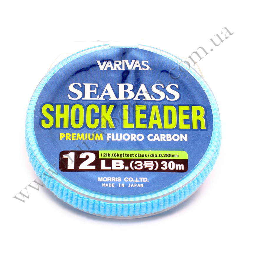 Флюорокарбон Varivas Sea Bass Fluoro Shock Leader 30m 25LB 12.5kg 0.435mm фото 6
