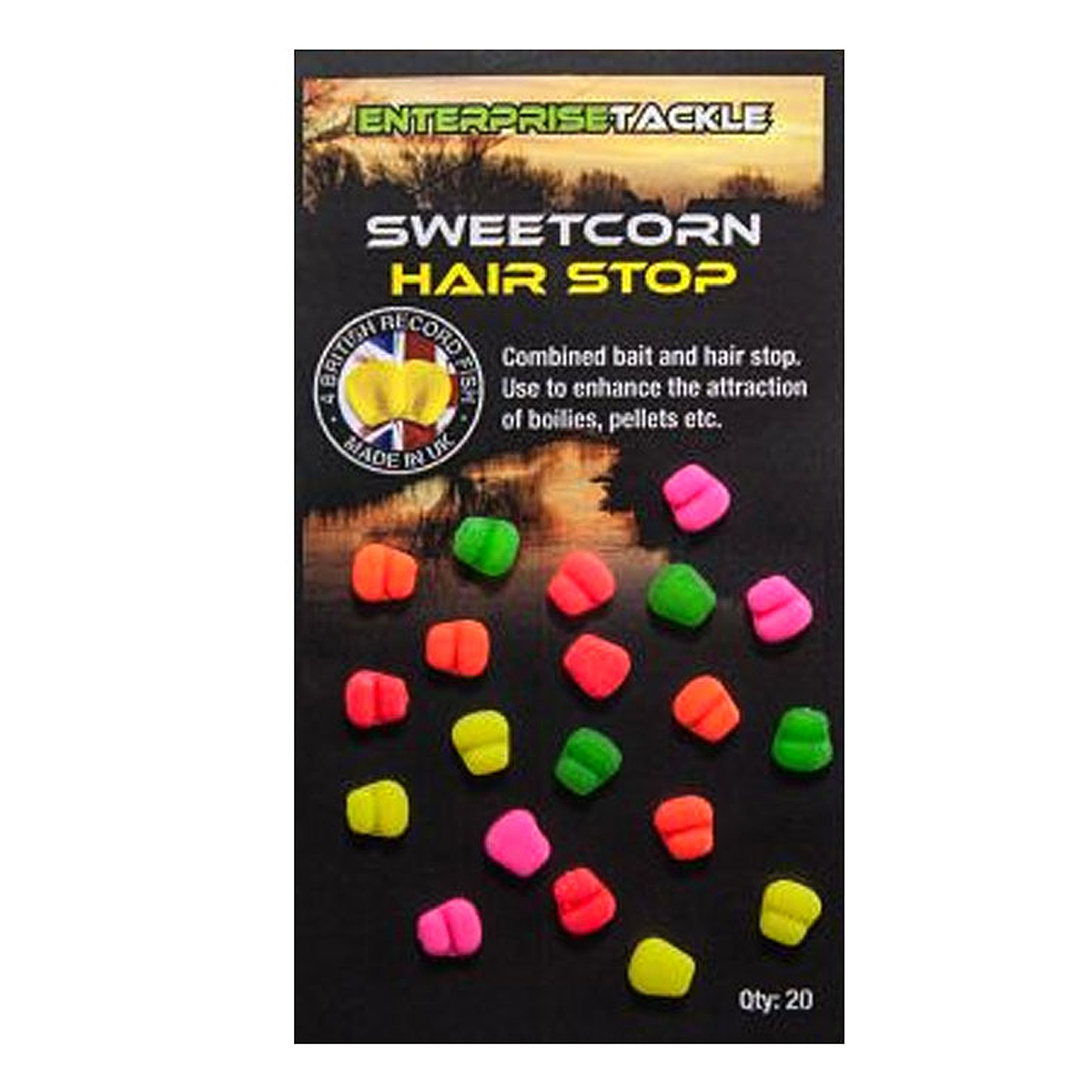 Стопор для кукурудзи Sweetcorn hair stop mini niteglow blue & green mixed фото 2