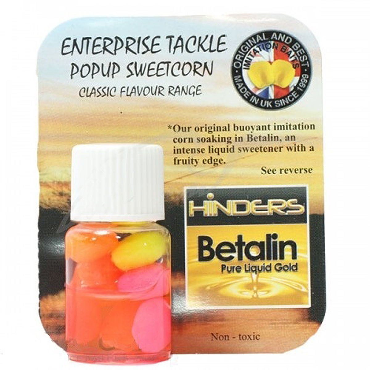 Штучна кукурудза Enterprise Tackle Pop-Up Hinders Betadin Mixed Fluoro 8pc