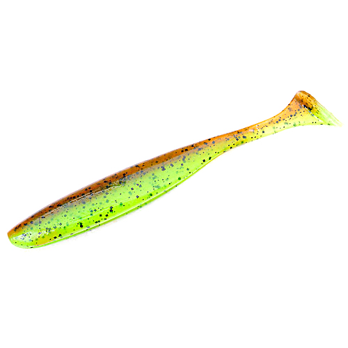 Силикон Keitech Easy Shiner 5" #401 Green Pumpkin Chartreuse