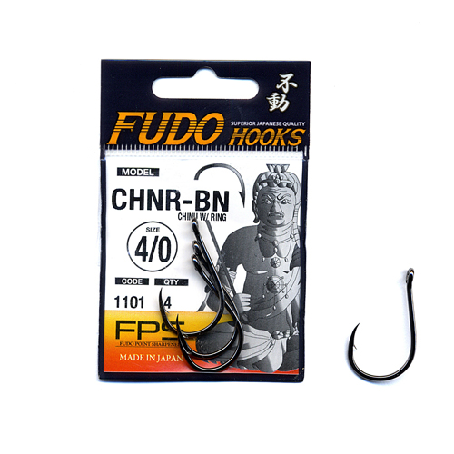 Крючки Fudo Chino W/Ring 4/0 (4 шт.)