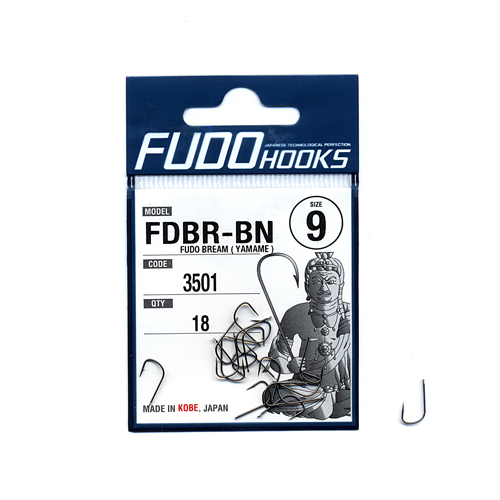 Крючки Fudo Bream Yamame Black 9 (18 шт.)