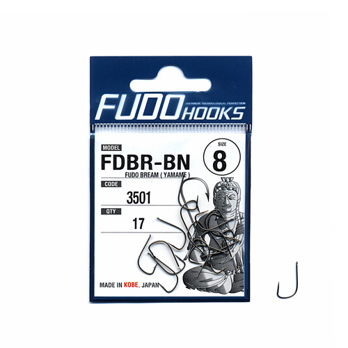 Гачки Fudo Bream Yamame Black 8 (17 шт.)