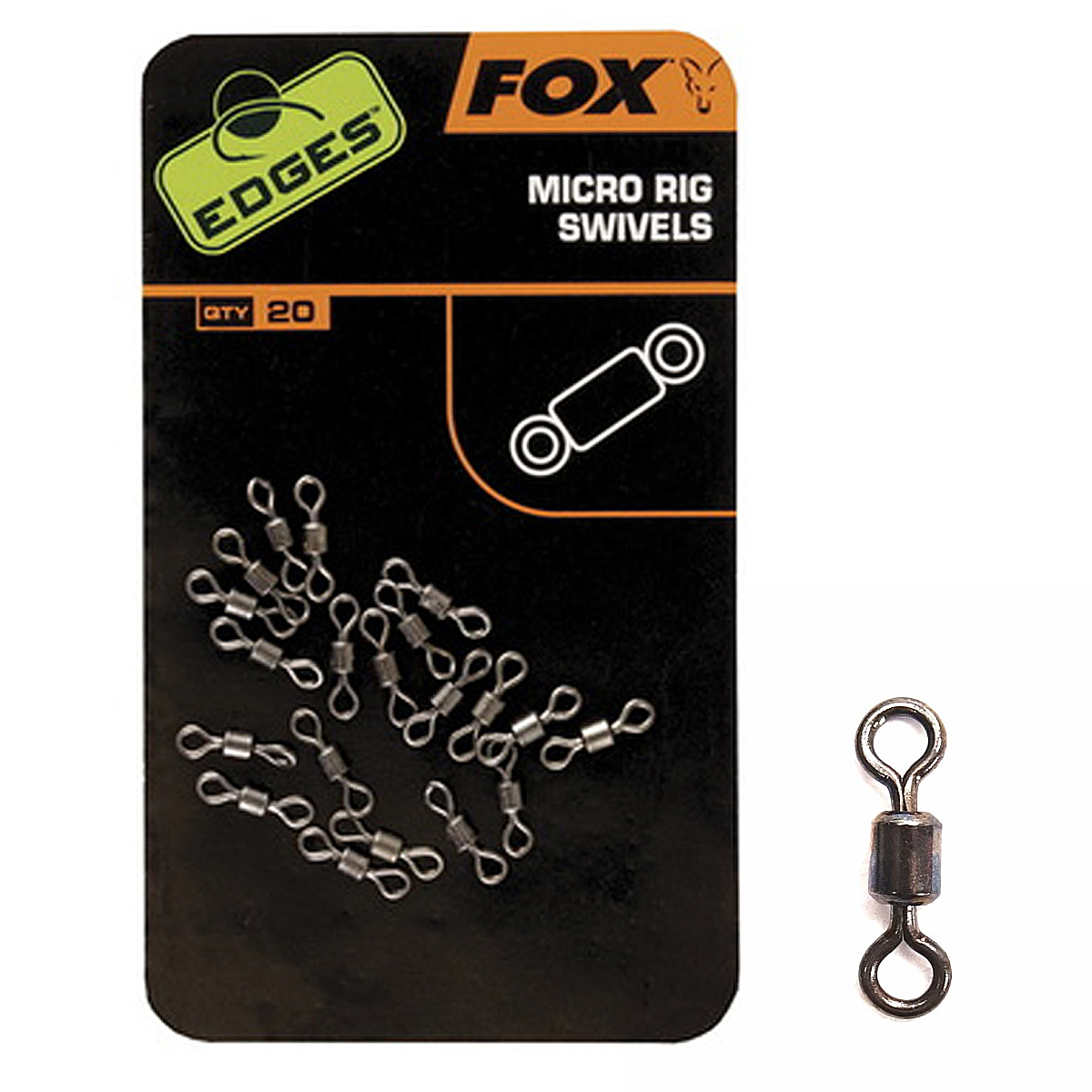 Вертлюжки Fox Edges Micro Rig Swivels 20pcs