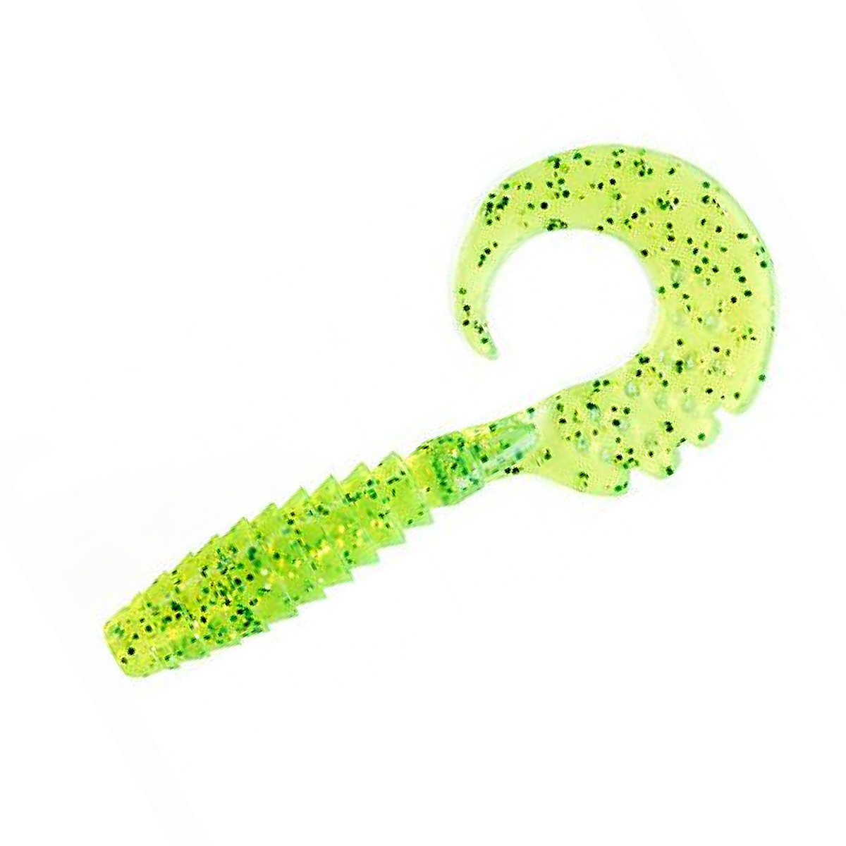 Силикон FishUp Fancy Grub 2" 10pc #016  Lox/Green & Black фото 5