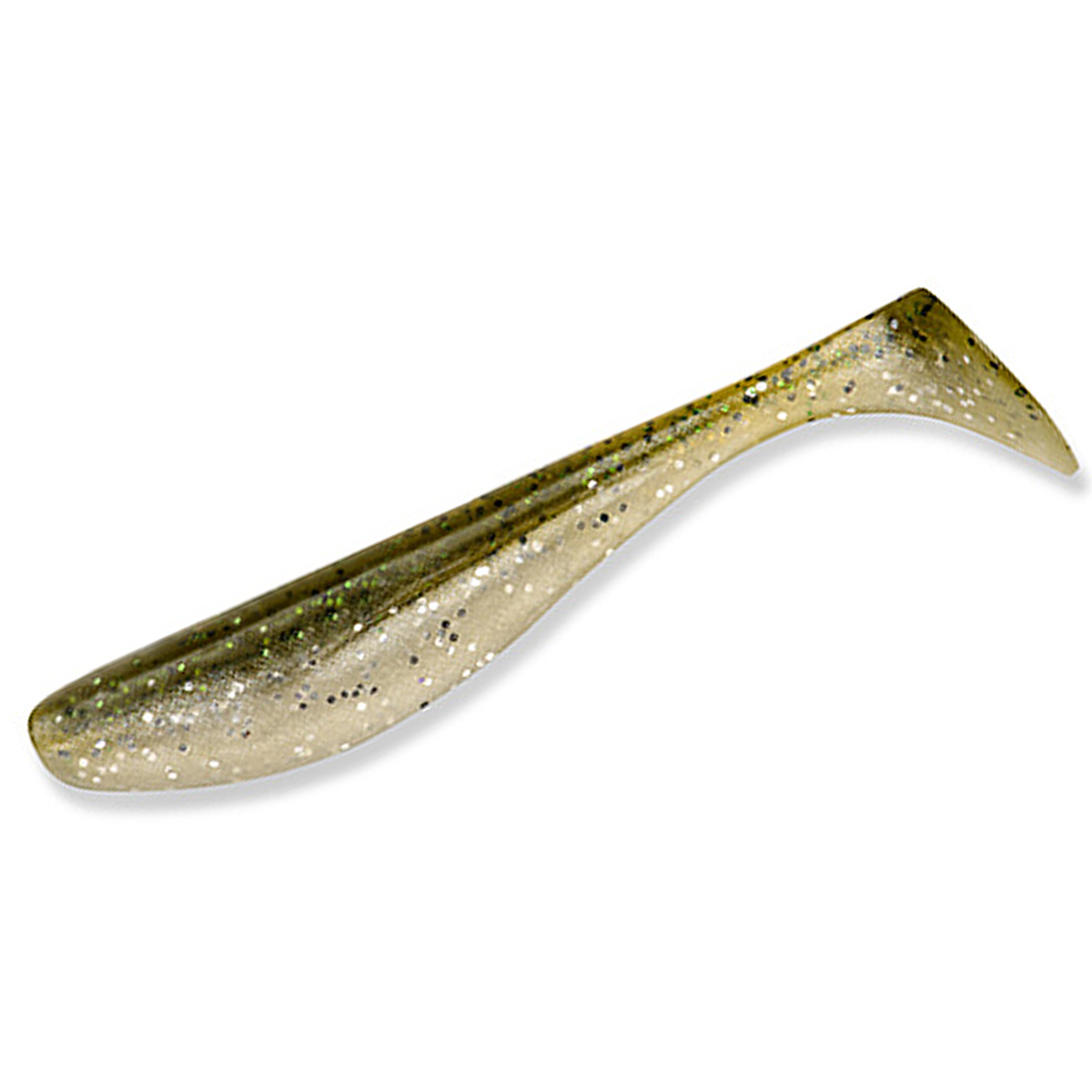 Силикон FishUp Wizzle Shad 3" 8pc #201 Bluegill/Pearl фото 4