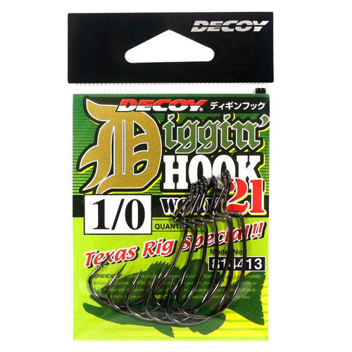 Гачок офсетний Decoy Worm 21 Digging Hook #1/0 7pcs