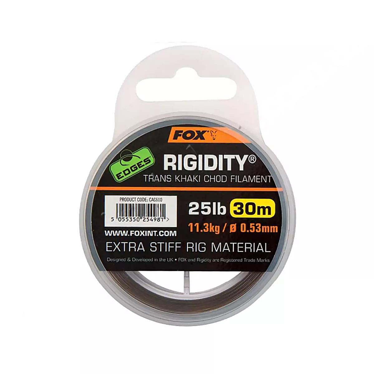 Повідцевий матеріал Fox Edges Rigidity 25lb 30m