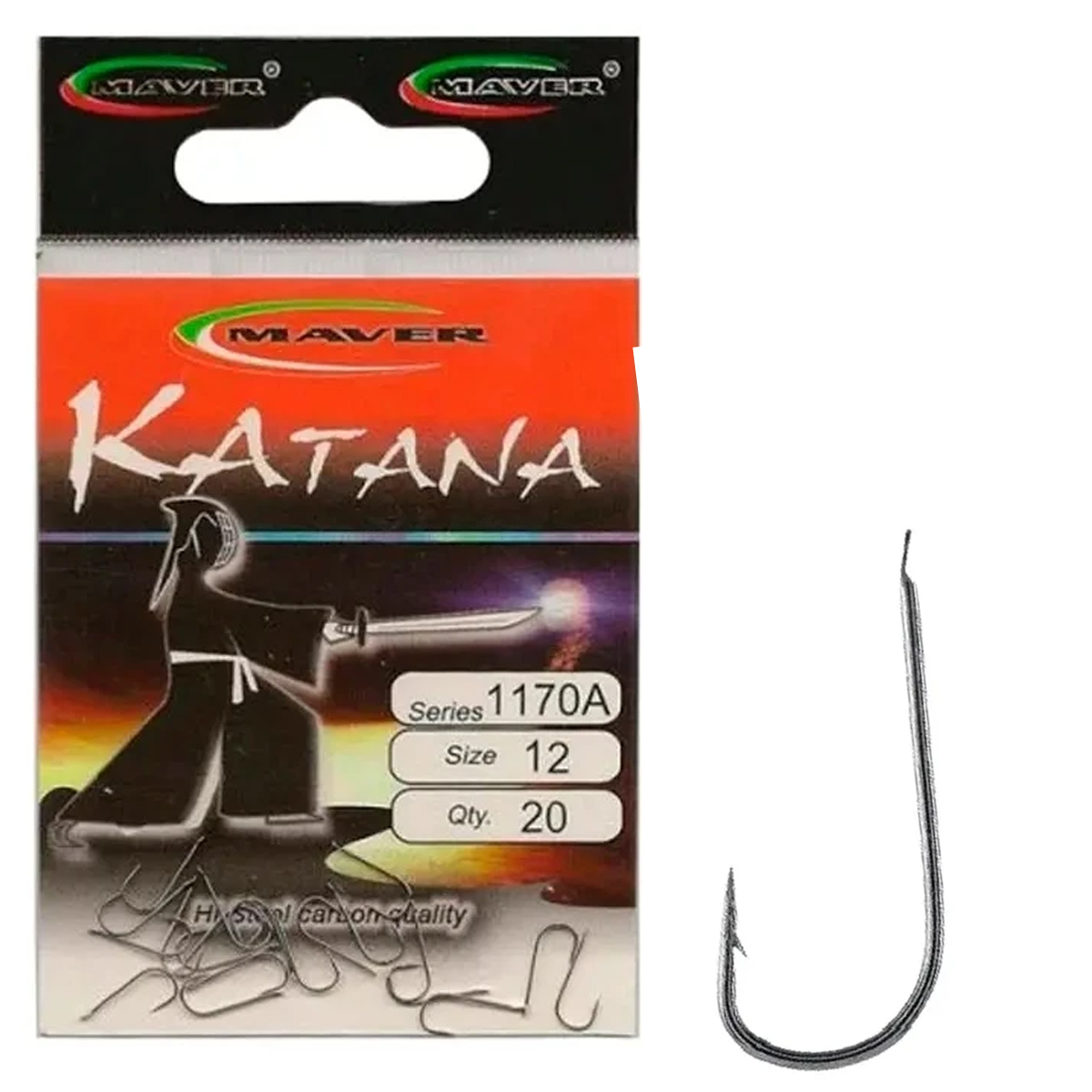 Крючок Maver Katana 1170A №12 20pcs
