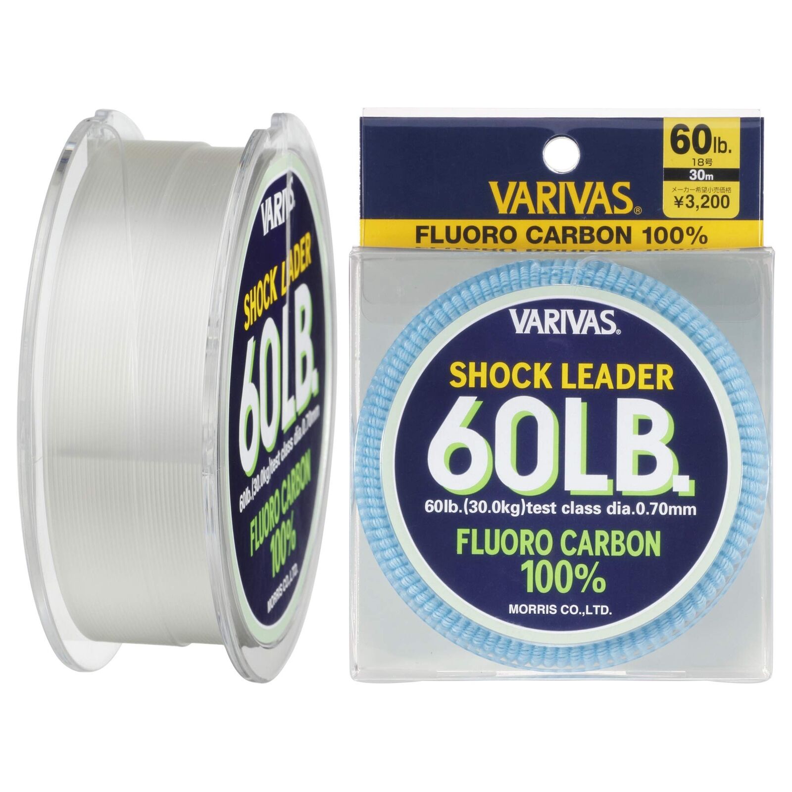 Флюорокарбон Varivas Fluoro Shock Leader 30m 30kg 0.700mm