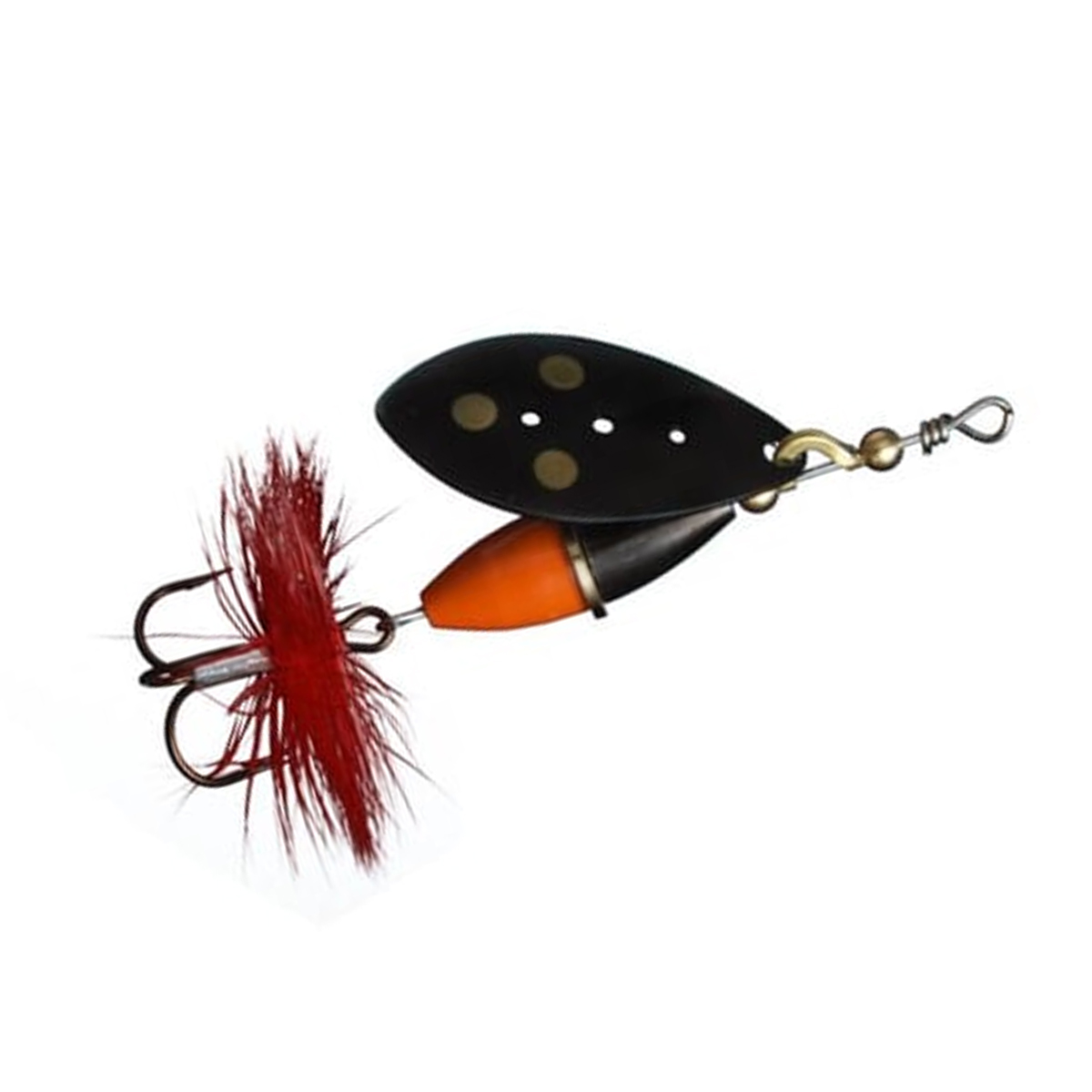 Блешня Myran Wipp 15g Black #Orange/Black