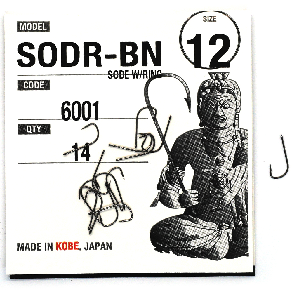 Гачки Fudo Sode W/Ring Black 12 (14 шт.)