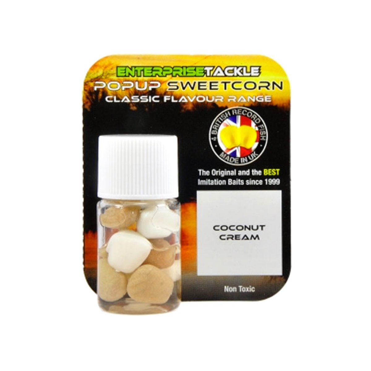 Штучна кукурудза Enterprise Tackle Pop-Up Nutrabaits Coconut cream White/beige