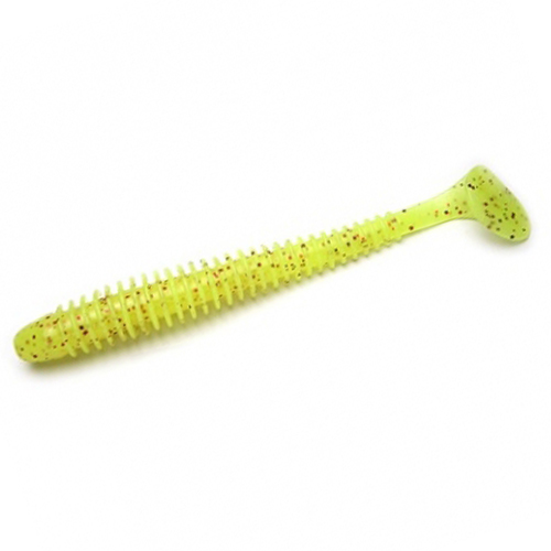 Силікон Keitech Swing Impact 4.5" pal#01 Chartreuse Red Flake
