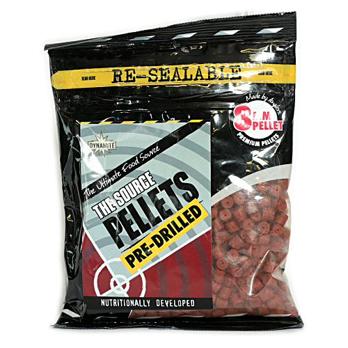 Пеллетс Dynamite Baits Pre-Drilled Source 8mm 350g