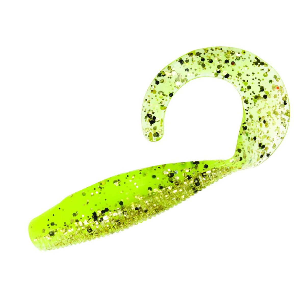 Плавающий силикон ZMAN Streakz Curly Tailz 4" 5pc #Bleeding Banana фото 5