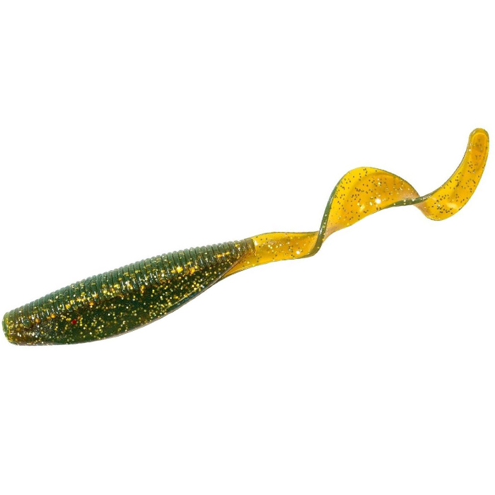 Плавающий силикон ZMAN Streakz Curly Tailz 5" 4pc #Nuked Chicken Glow фото 3