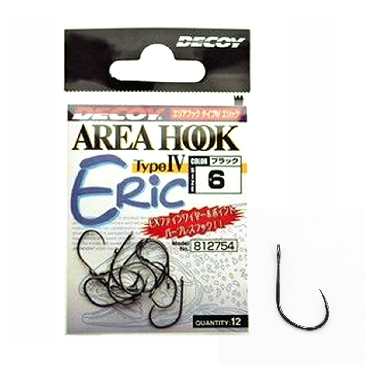 Гачок Decoy Area Hook IV Eric #6 12pcs
