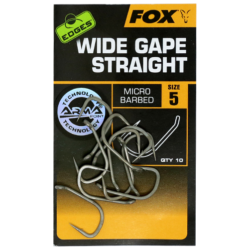 Крючок Fox Edges Arma Point Wide Gape Straight #6 10pcs фото 2
