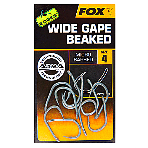 Крючок Fox Edges Wide Gape Beaked #2 10pcs фото 2