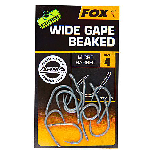 Гачок Fox Arma Point Wide Gape Beaked #8 10pcs фото 3