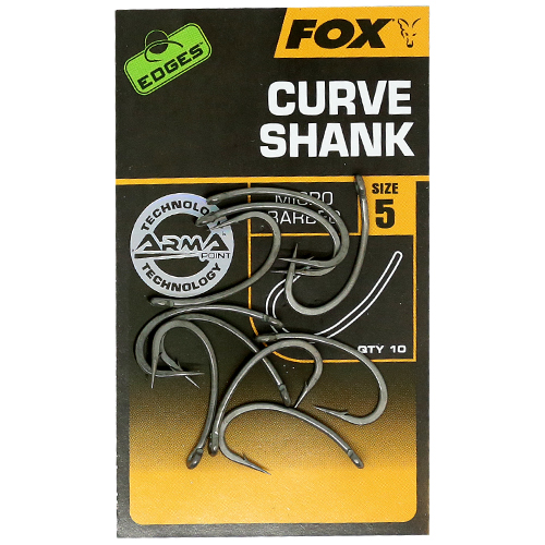 Гачок Fox Edges Curve Shank #8 10pcs фото 2