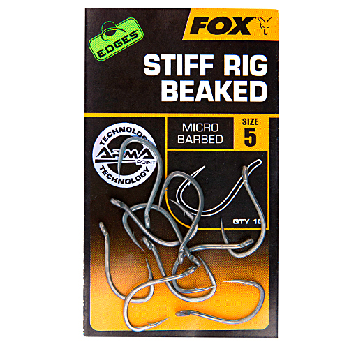 Гачок Fox Edges Stiff Rig Beaked #4 10pcs фото 2