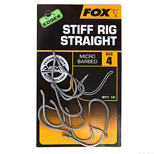 Гачок Fox Edges Stiff Rig Straight #5 10pcs фото 2