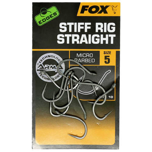Гачок Fox Edges Stiff Rig Straight #8 10pcs фото 3