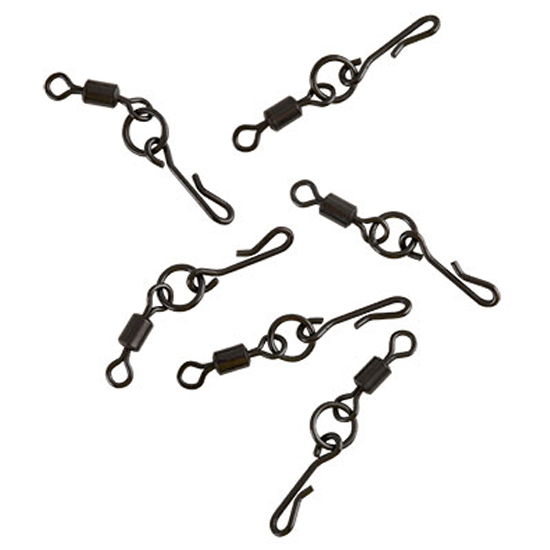 Вертлюг з кільцем швидкознімний Fох Edges Swivels №7 10pcs