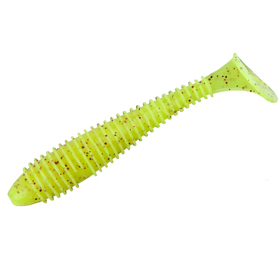 Силикон Keitech Swing Impact FAT 3.3" pal#01 Chartreuseredflake