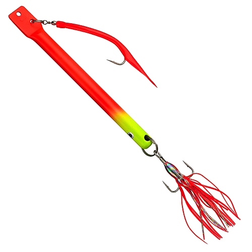 Пилькер Fladen Skreipilken 300gr Red/Yellow фото 2