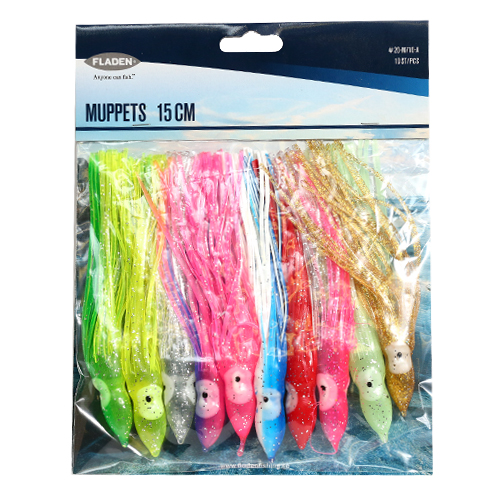Октопус Fladen Octopus Muppets 15cm 10pcs #Assorted