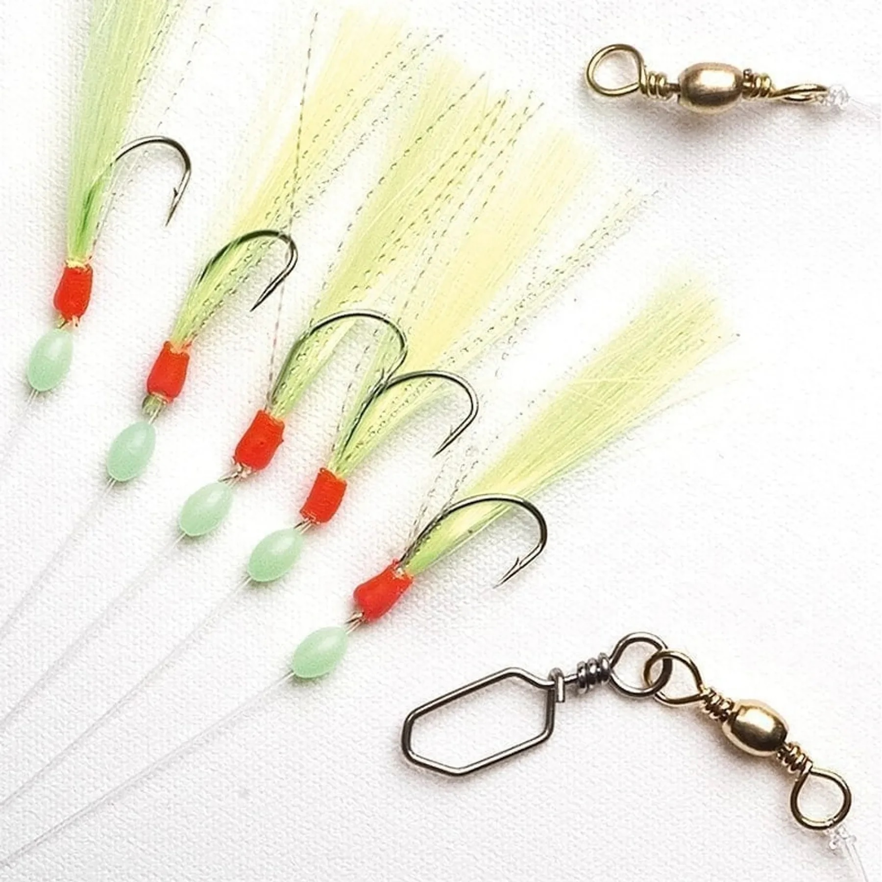 Морський монтаж Fladen Maxximus Yellow #4 5 hooks